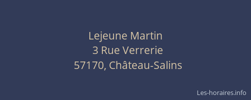 Lejeune Martin