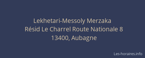 Lekhetari-Messoly Merzaka