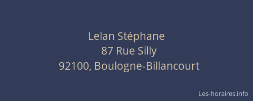 Lelan Stéphane