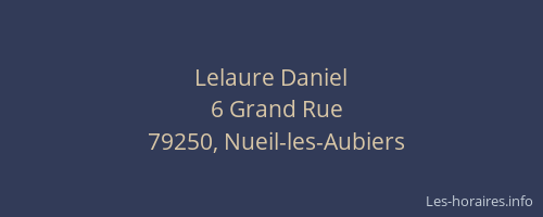 Lelaure Daniel