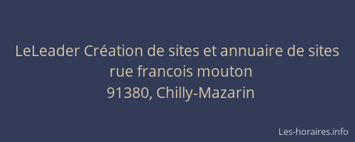 LeLeader Création de sites et annuaire de sites