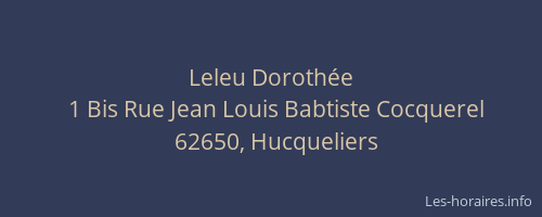 Leleu Dorothée