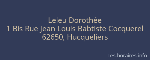 Leleu Dorothée