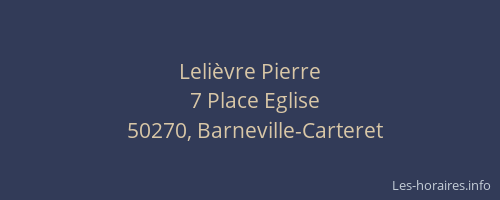 Lelièvre Pierre