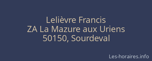 Lelièvre Francis