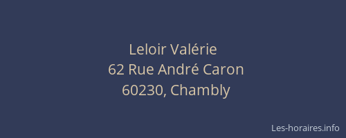 Leloir Valérie
