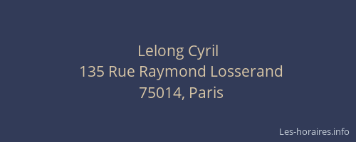 Lelong Cyril