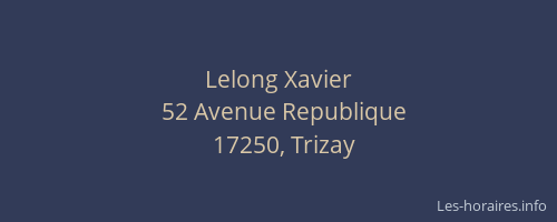 Lelong Xavier