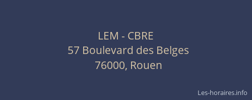 LEM - CBRE