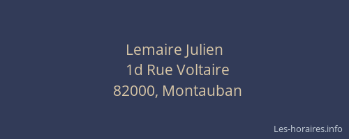 Lemaire Julien
