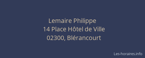 Lemaire Philippe