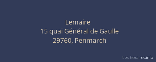 Lemaire