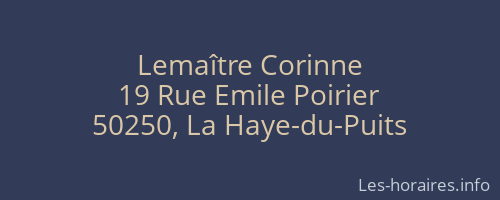 Lemaître Corinne