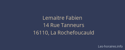 Lemaitre Fabien