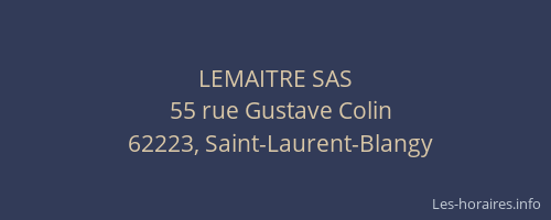 LEMAITRE SAS
