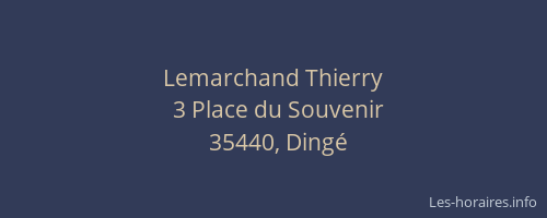 Lemarchand Thierry