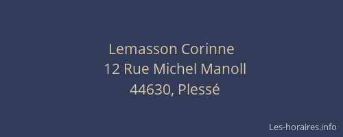 Lemasson Corinne