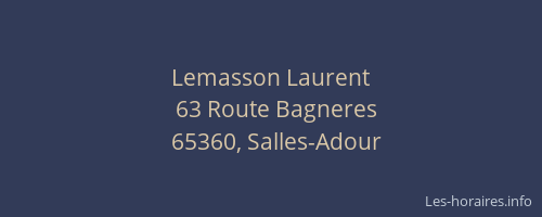Lemasson Laurent