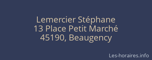 Lemercier Stéphane
