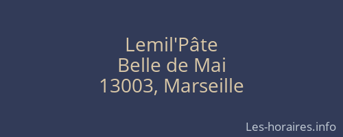 Lemil'Pâte