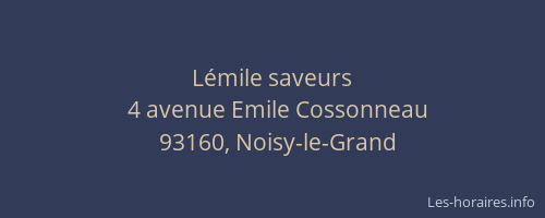 Lémile saveurs