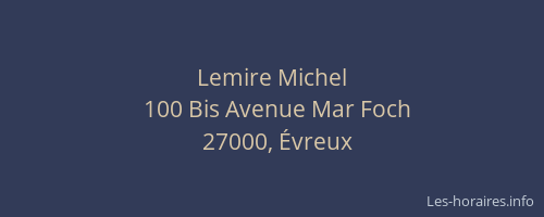 Lemire Michel