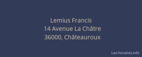 Lemius Francis