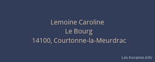 Lemoine Caroline