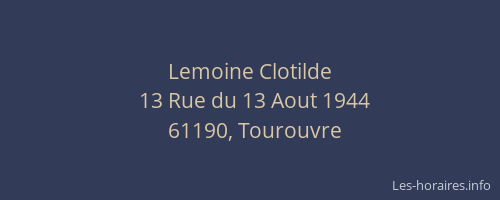 Lemoine Clotilde