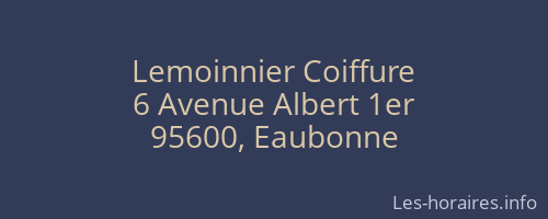Lemoinnier Coiffure