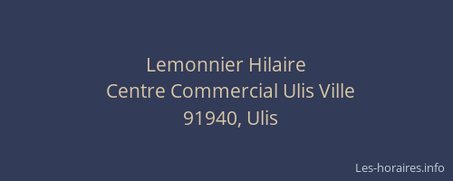 Lemonnier Hilaire