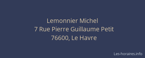 Lemonnier Michel