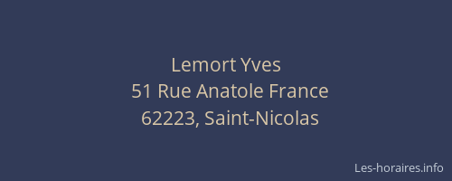 Lemort Yves
