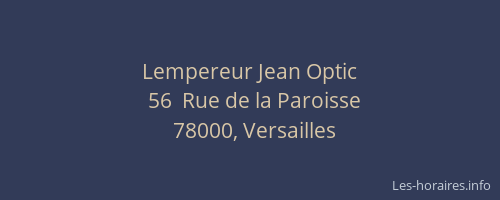 Lempereur Jean Optic
