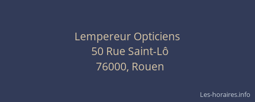 Lempereur Opticiens