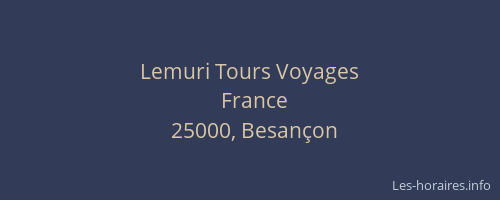 Lemuri Tours Voyages