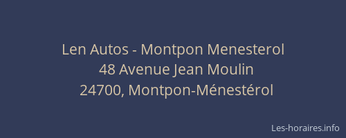 Len Autos - Montpon Menesterol