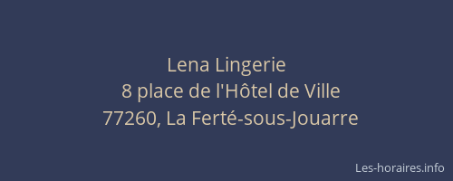 Lena Lingerie