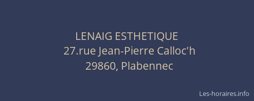 LENAIG ESTHETIQUE