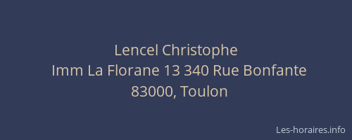 Lencel Christophe