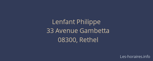 Lenfant Philippe