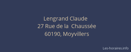 Lengrand Claude