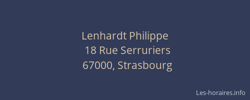 Lenhardt Philippe