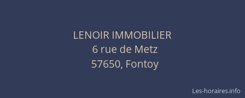 LENOIR IMMOBILIER