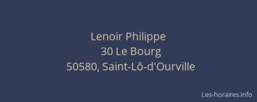 Lenoir Philippe