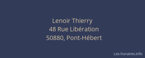 Lenoir Thierry