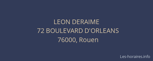 LEON DERAIME