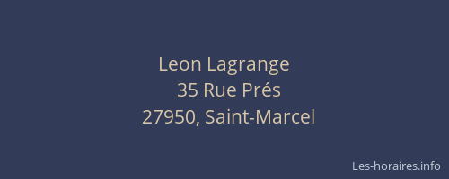 Leon Lagrange