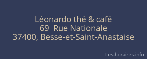 Léonardo thé & café