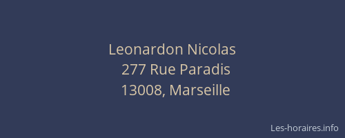 Leonardon Nicolas